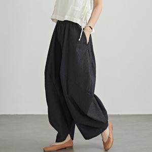 Plus Size High Rise Balloon Carrot Pants