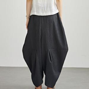 Plus Size High Rise Balloon Carrot Pants