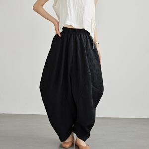 Plus Size High Rise Balloon Carrot Pants
