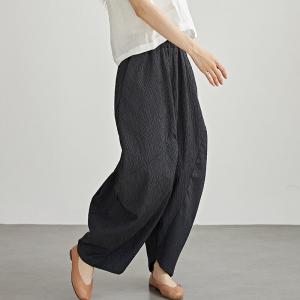Plus Size High Rise Balloon Carrot Pants