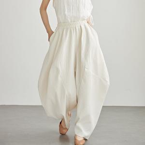 Plus Size High Rise Balloon Carrot Pants