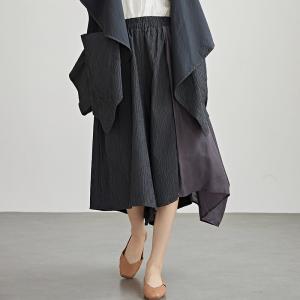 Flouncing Asymmetrical Wide Leg Panskirt