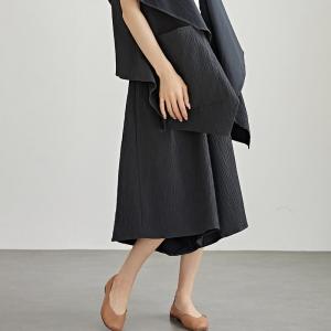 Flouncing Asymmetrical Wide Leg Panskirt
