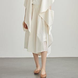 Flouncing Asymmetrical Wide Leg Panskirt