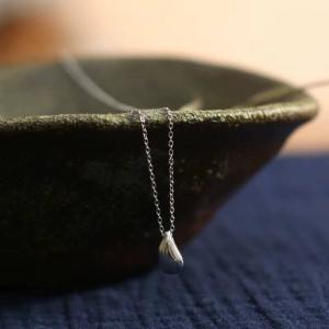 Water Drop Silver Collarbone Necklace