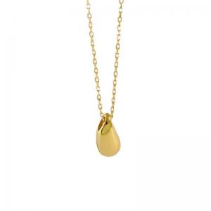Water Drop Silver Collarbone Necklace