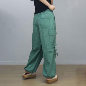 Versatile High Waist Drawstring Sports Cargo Pants