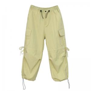 Versatile High Waist Drawstring Sports Cargo Pants