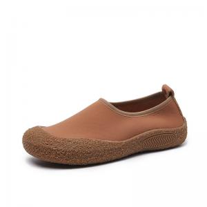 Sports Style Elastic Cloth Breathable Granny Flats
