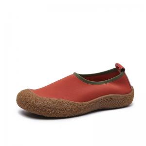 Sports Style Elastic Cloth Breathable Granny Flats