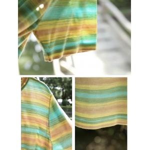 Colorful Chunky Striped Cozy Casual T-shirt