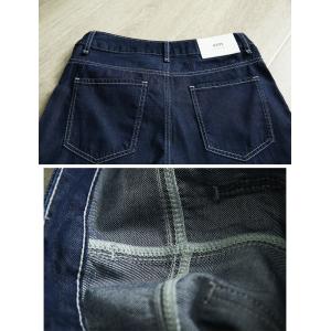 High Waist Dark Blue Straight Legs Long Jeans