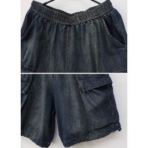 Hooded Short Jean Jacket with Baggy Jorts Sets