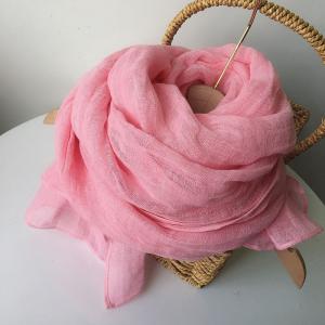 Solid Color Minimalist Linen Scarf