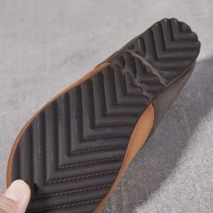 Lazy Day Contrast Colors Buckle Comfy Working Flats