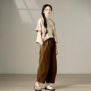 Casual Oversized Bottles Embroidered T-shirt