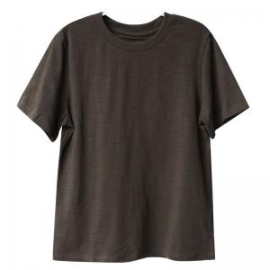 Girl Character Embroidery Cotton T-shirt