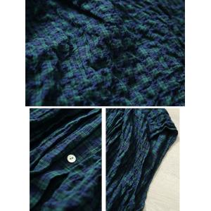 Loose-Fit Sleeveless Gingham Tunic Vest