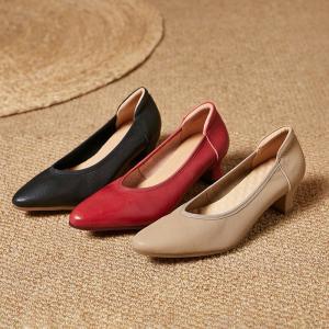 Business Pointed Toe Kitten Heels Shoes