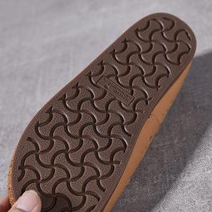 Breathable Round Toe Holes Cozy Hippie Flats
