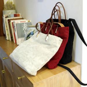 Jacqaurd Linen Folk Beach Tote Bag