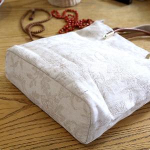 Jacqaurd Linen Folk Beach Tote Bag