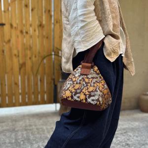 Original Designer Cotton or Silk Satin Hand Purse