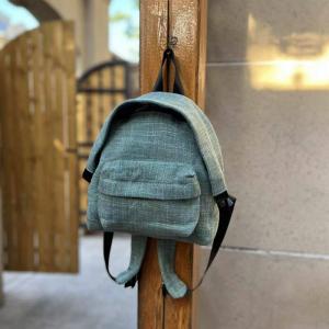 Cotton Linen Versatile Backpack for Teachers and Students