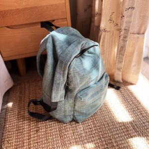 Cotton Linen Versatile Backpack for Teachers and Students