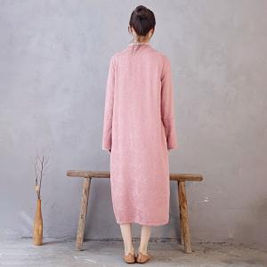 Eastern Fashion Cotton Linen Vintage Embroidered Dress