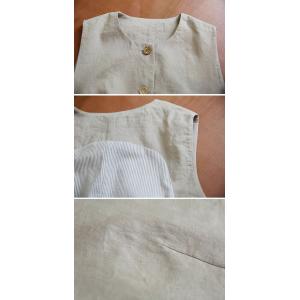 Colorful Button Chinese Linen Waistcoat for Women