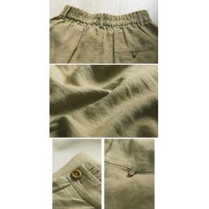 Classic Linen Khaki Straight Leg Tropical Pants