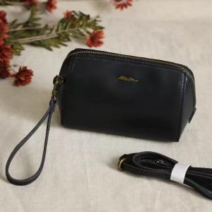 Original Design Leather Shoulder Horizontal Bucket Bag
