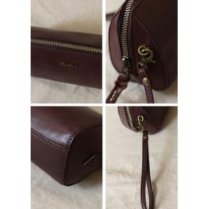 Original Design Leather Shoulder Horizontal Bucket Bag