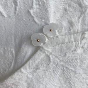Lantern Sleeves Jacquard White Slit Qipao Dress