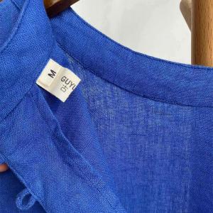 Pop Colors Linen Sleeveless Shift Dress