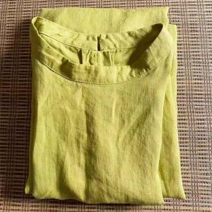 Pop Colors Linen Sleeveless Shift Dress