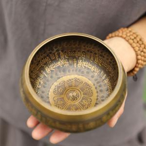 Tibetan Singing Bowl Meditation Sound Therapy Yoga Instrument