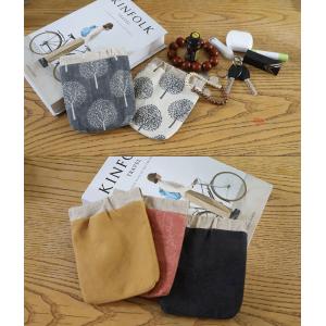 Floral Linen Mini Pouch Organizer Cute Coin Purse Random Styles