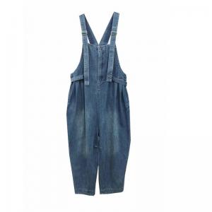 Stone Wash 90s Baggy Adjustable Straps Farm Overalls