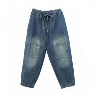 High Waist Straight Leg 90s Cargo Jeans