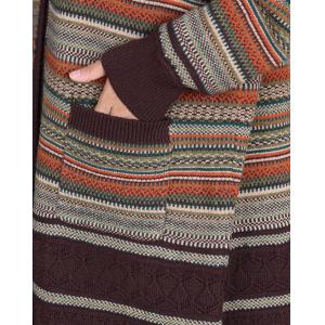 Colorful Striped Elegant Knitting Sweater Cardigan
