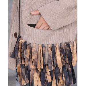 V-Neck Unique Tassels Short Cardigan
