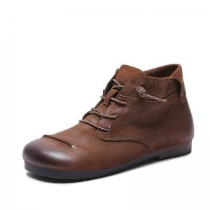 Fall Fashion Wide Toe Ankle Martin Boots