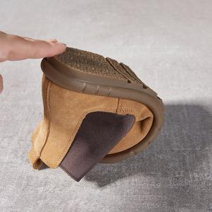Comfy Suede Leather Flat Chelsea Boots
