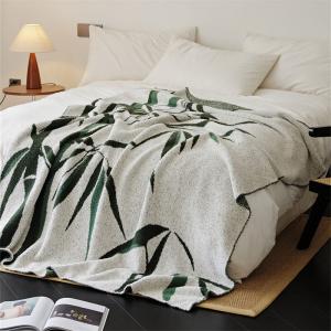 Bamboo Tree Printed Sofa Blanket Throw