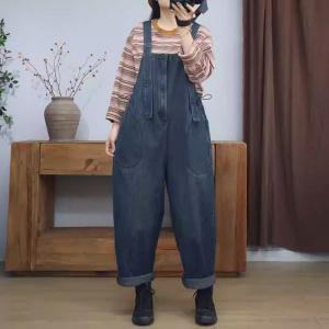 Leisure Chic Adjustable Baggy Farm Overalls