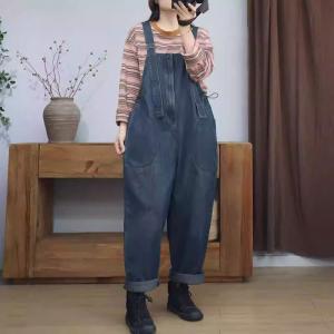 Leisure Chic Adjustable Baggy Farm Overalls