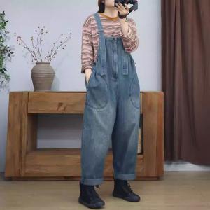 Leisure Chic Adjustable Baggy Farm Overalls