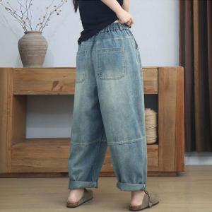 Versatile Baggy Straight Leg Dad Jeans for Lazy Days